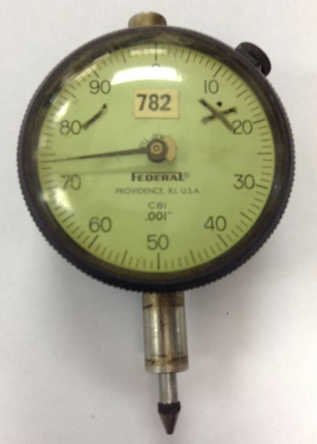 0" - .250 ... FEDERAL TRAVEL DIAL INDICATOR